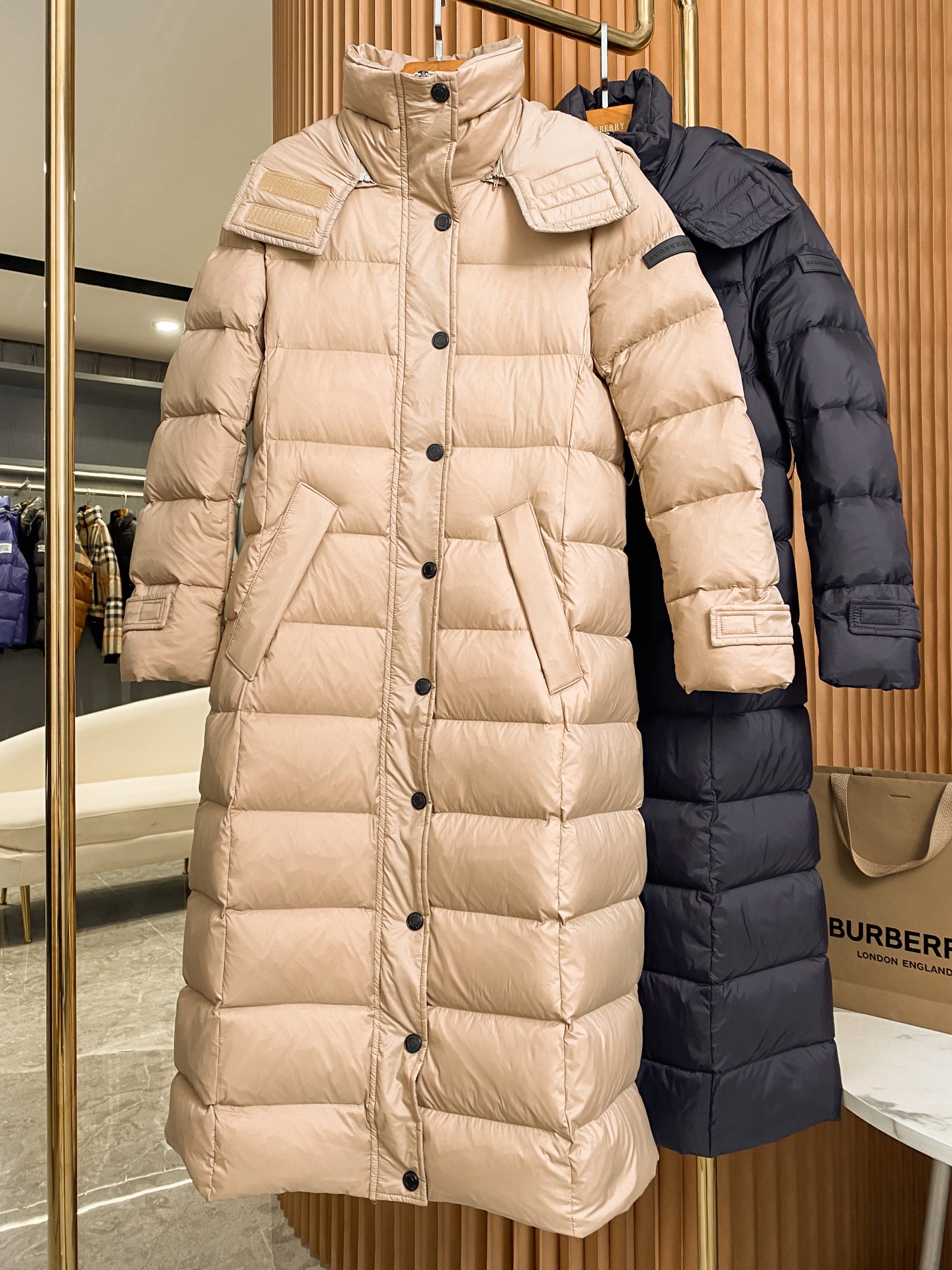Burberry long down coat 2025