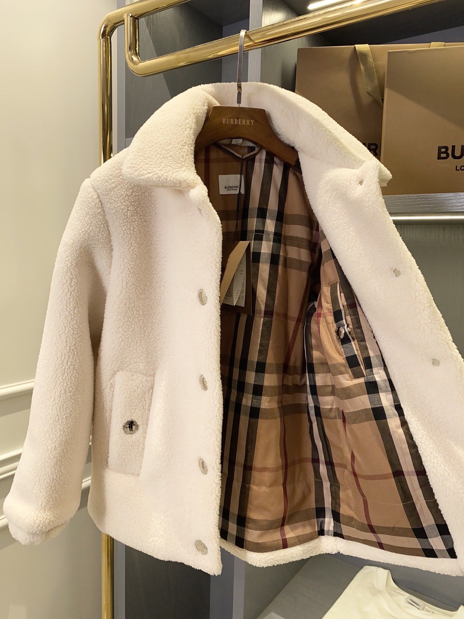 Authentic Burberry TB Embroidered Teddy Bear Jacket Women s Fashion Coats Jackets and Outerwear on Carousell