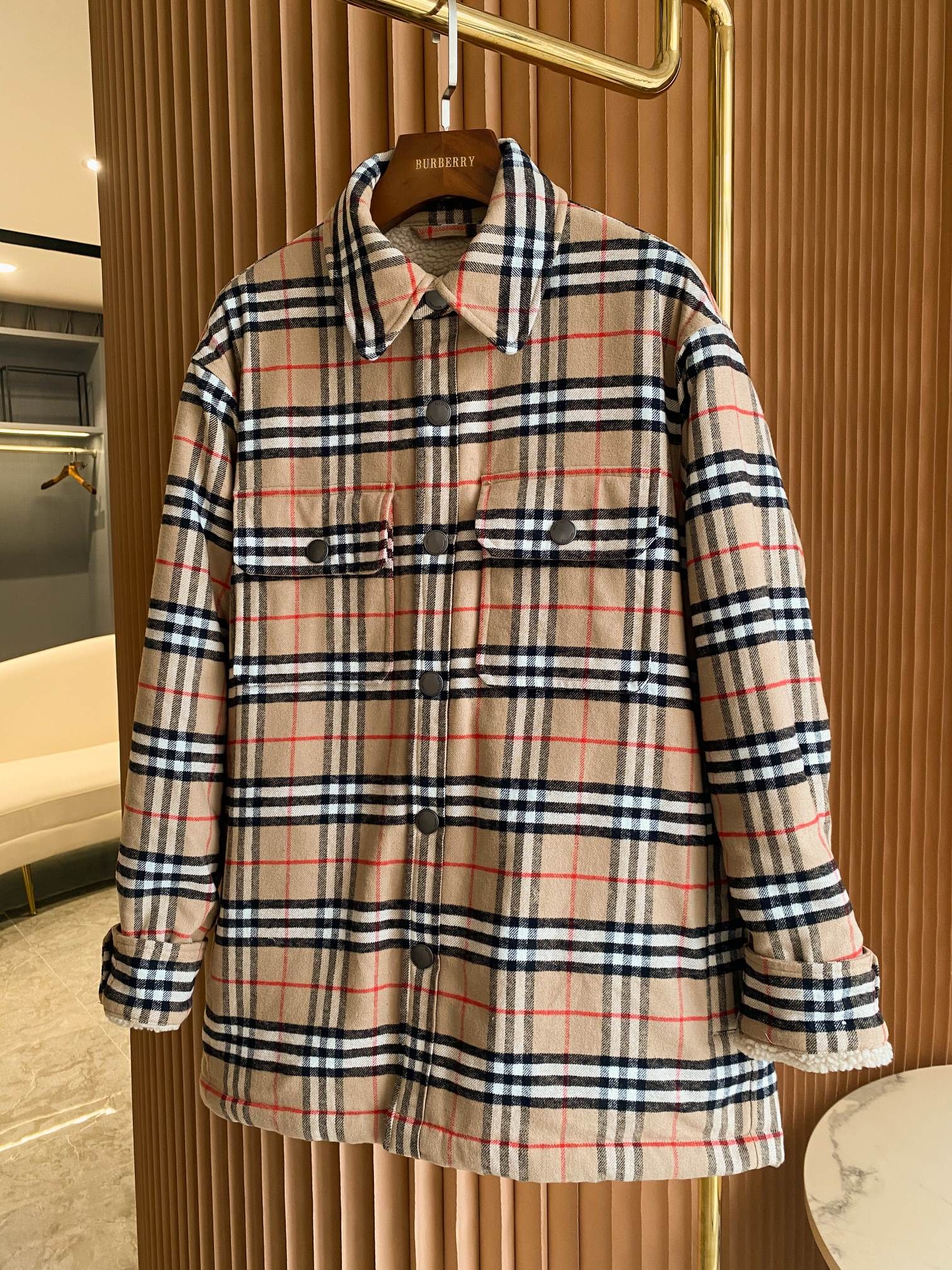 Burberry clearance shirt jacket