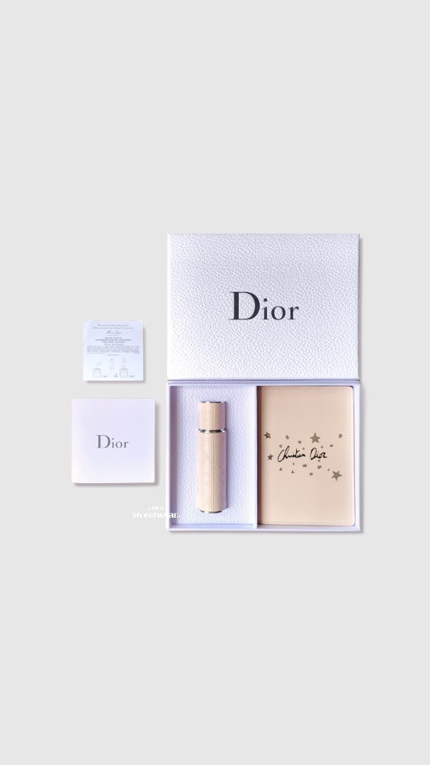 Authentic Dior Passport Holder & Atomizer Spray Set, Luxury, Bags