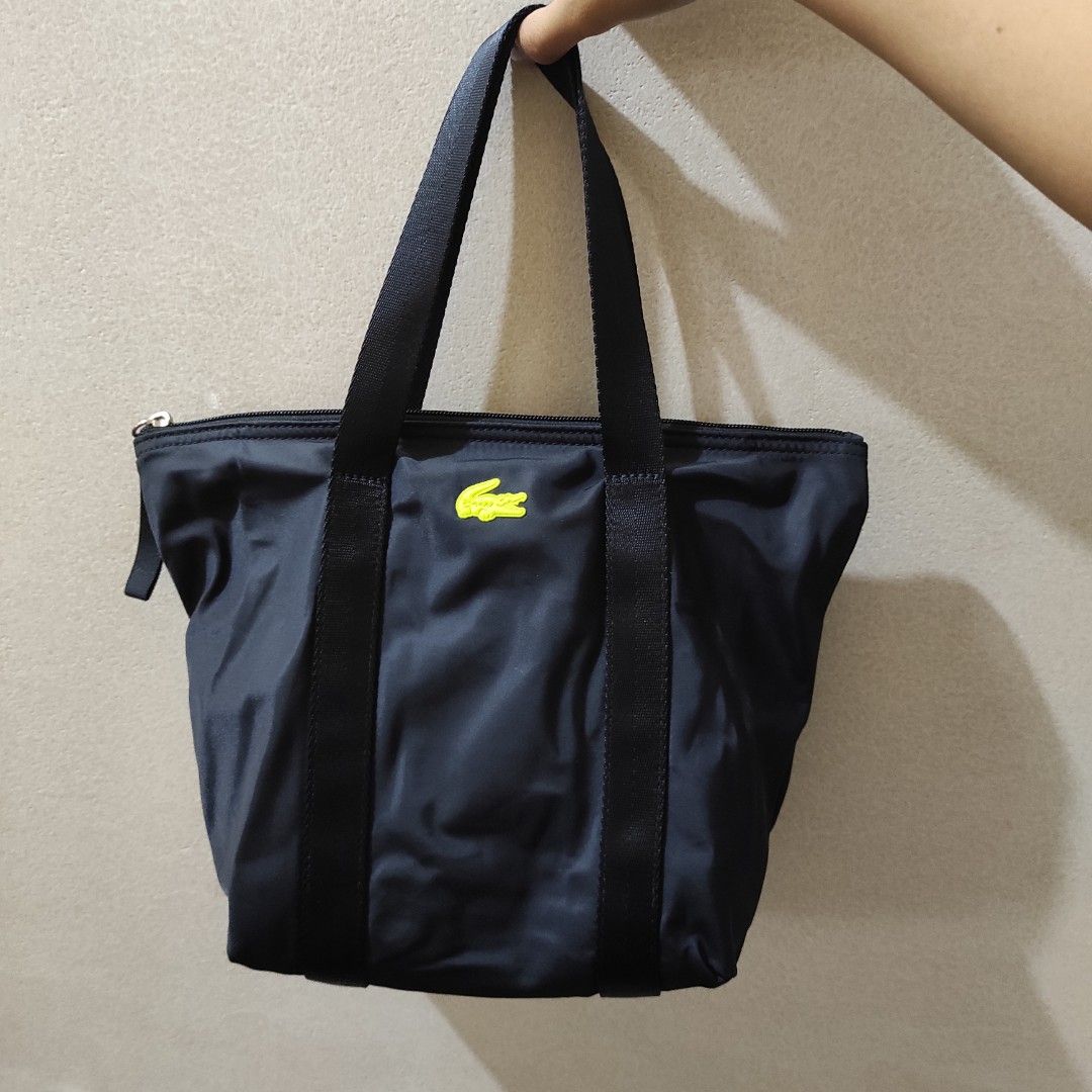 Authentic Lacoste Izzie Extra Small Nylon Shopping Bag, Luxury, Bags