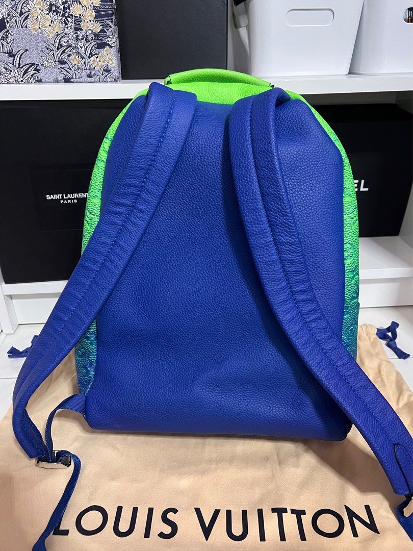 Louis Vuitton Multipockets Backpack Taurillon Illusion Blue/Green