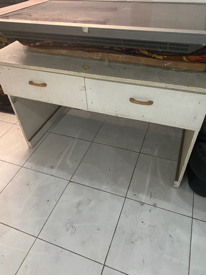 Back to Back Wooden Office Table, Furniture & Home Living, Office ...