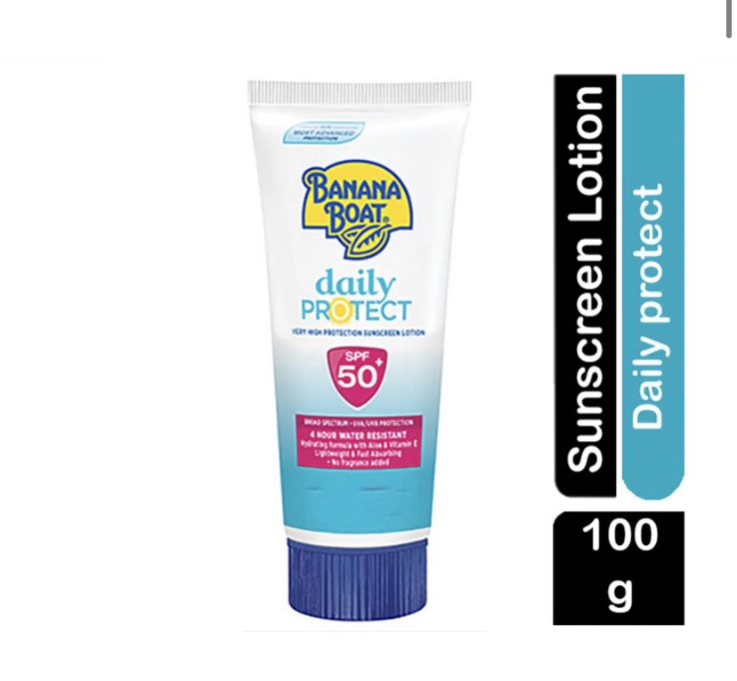 Banana Boat Daily Protect Sunscreen Lotion (SPF 50+), Beauty & Personal