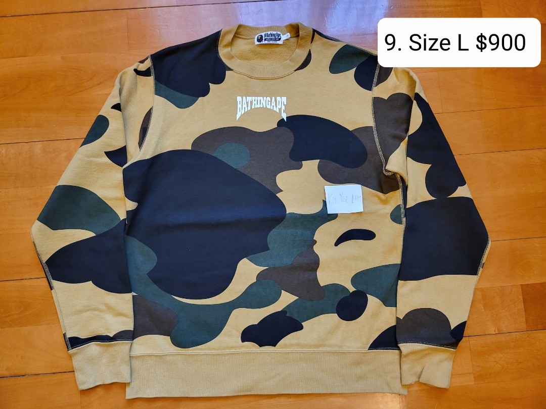 全新未使用Bape color tiger L size-