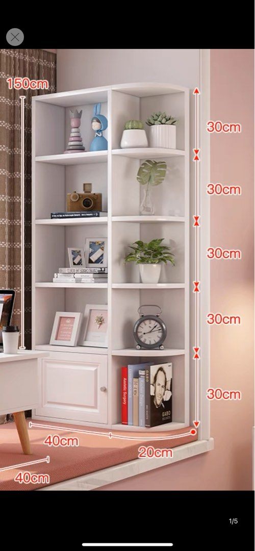 Bay window shelves, Furniture & Home Living, Furniture, Shelves