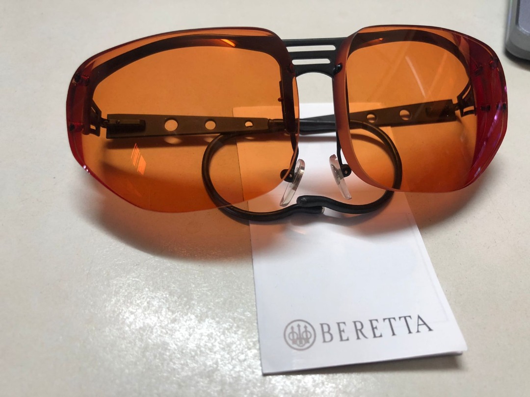 Beretta shooting safety sunglasses Italy, Men's Fashion, Watches