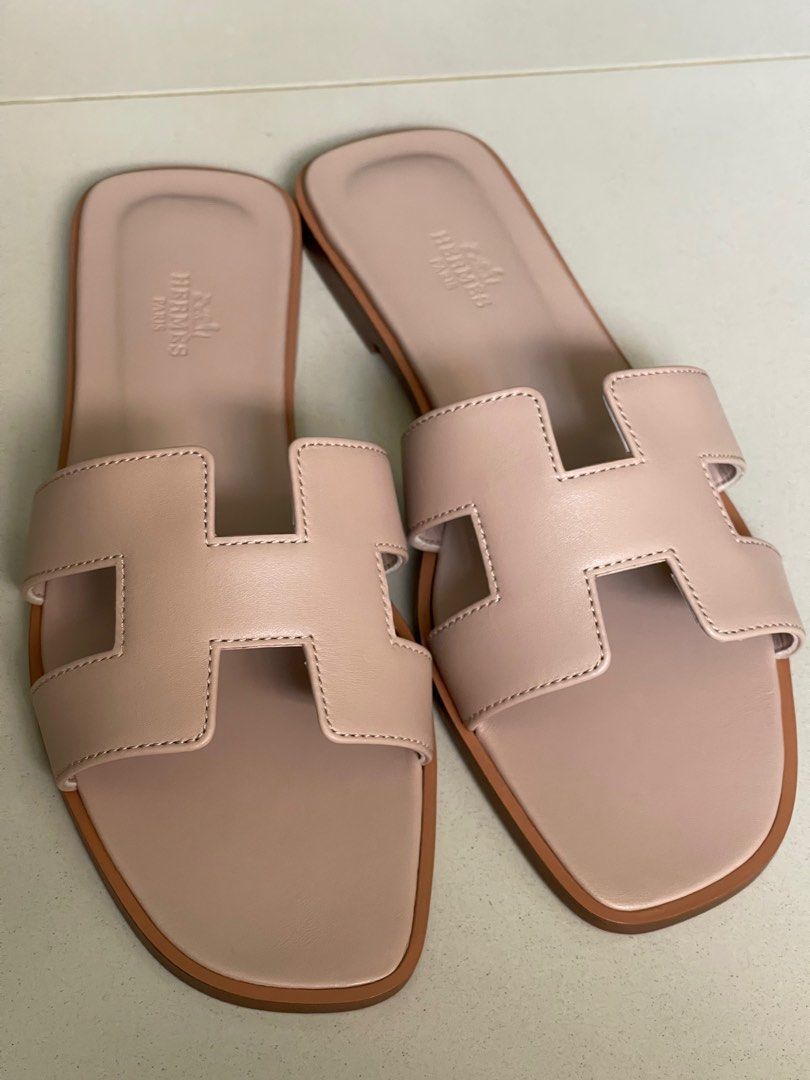 Hermes nude sandals clearance