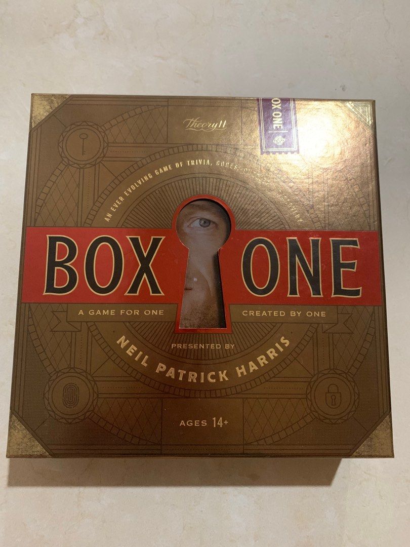 Box One by Neil Patrick Harris (game), Hobbies & Toys, Toys & Games on - Box One Presented By Neil Patrick Harris Game