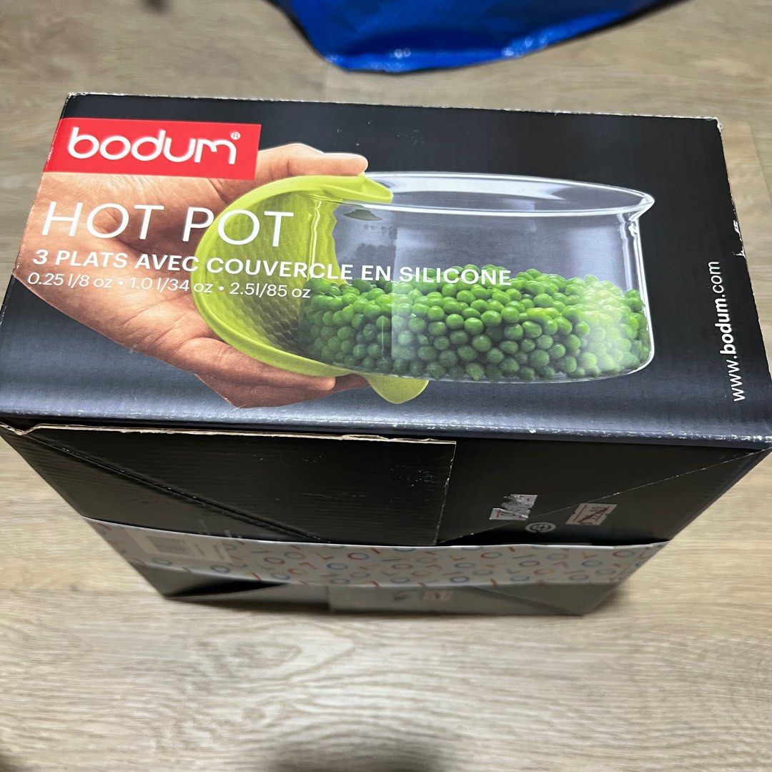 Brand New Limited Edition Bodum Hot Pot Bowl Set Of 3 Furniture And Home