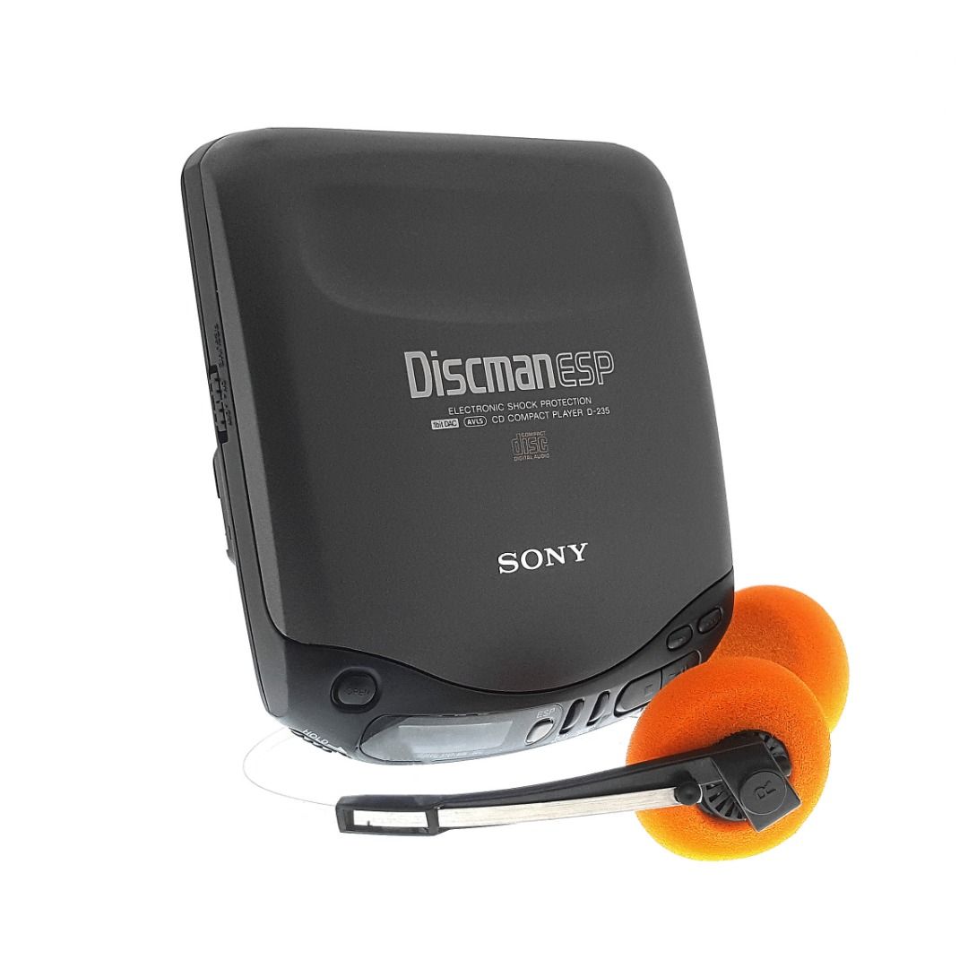 Brand New! Sony Discman/Walkman D235 Portable CD Player In Excellent