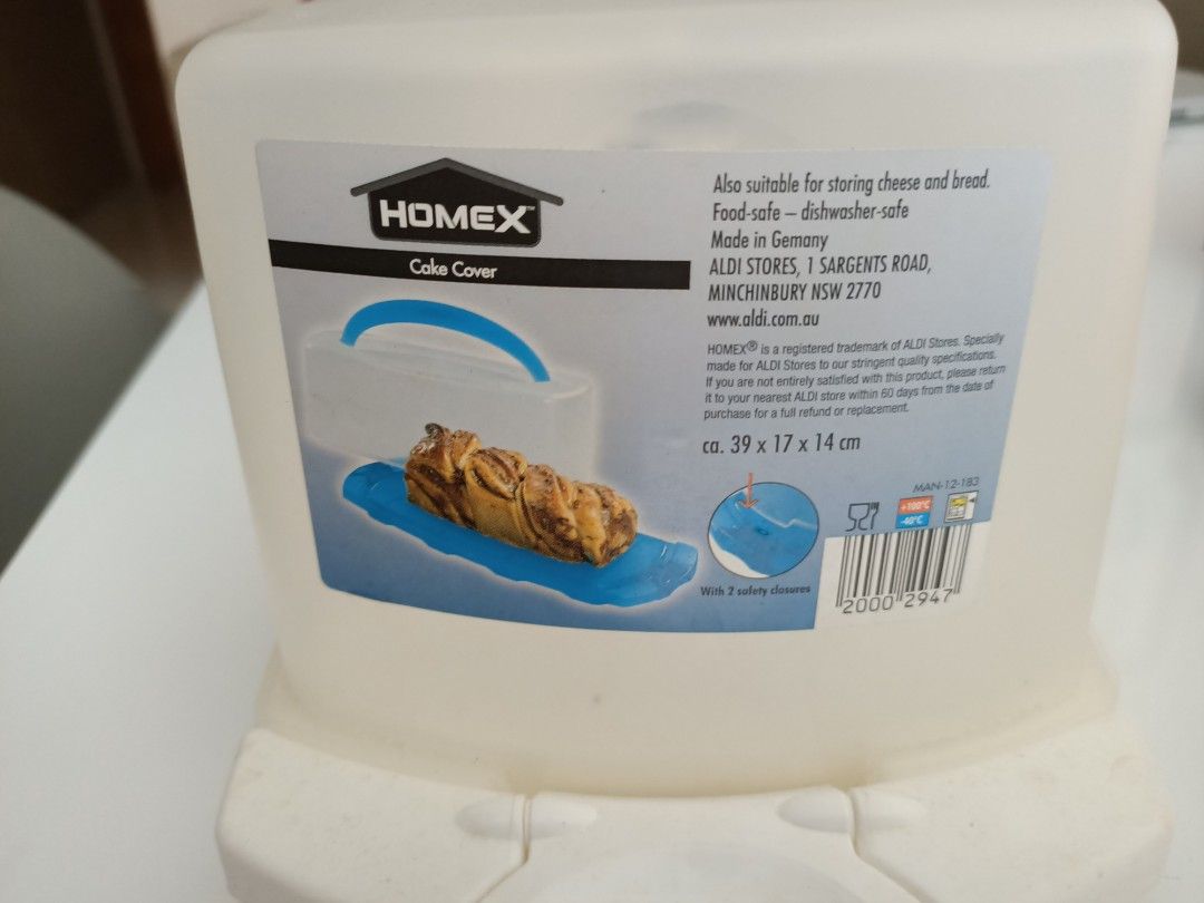 Bread/Loaf cake Holder, Furniture & Home Living, Kitchenware