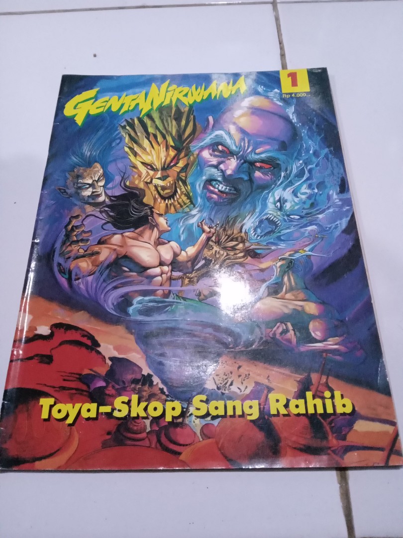 Buku Komik Jadul 1995 Karya Tony Wong Koleksi Antik Dekorasi Vintage