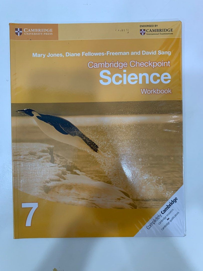 Cambridge checkpoint science workbook 7 hobbies toys books