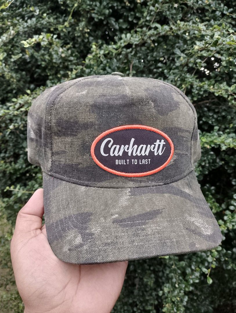 Carhartt Canvas Camou Camp Hat, Men's Fashion, Watches & Accessories