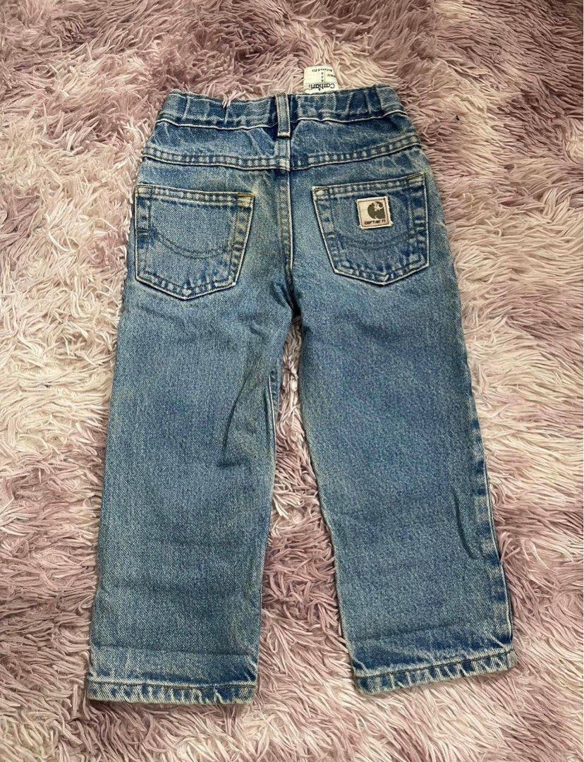 Carhartt Kids Padded Dungarees Black Age 5Y