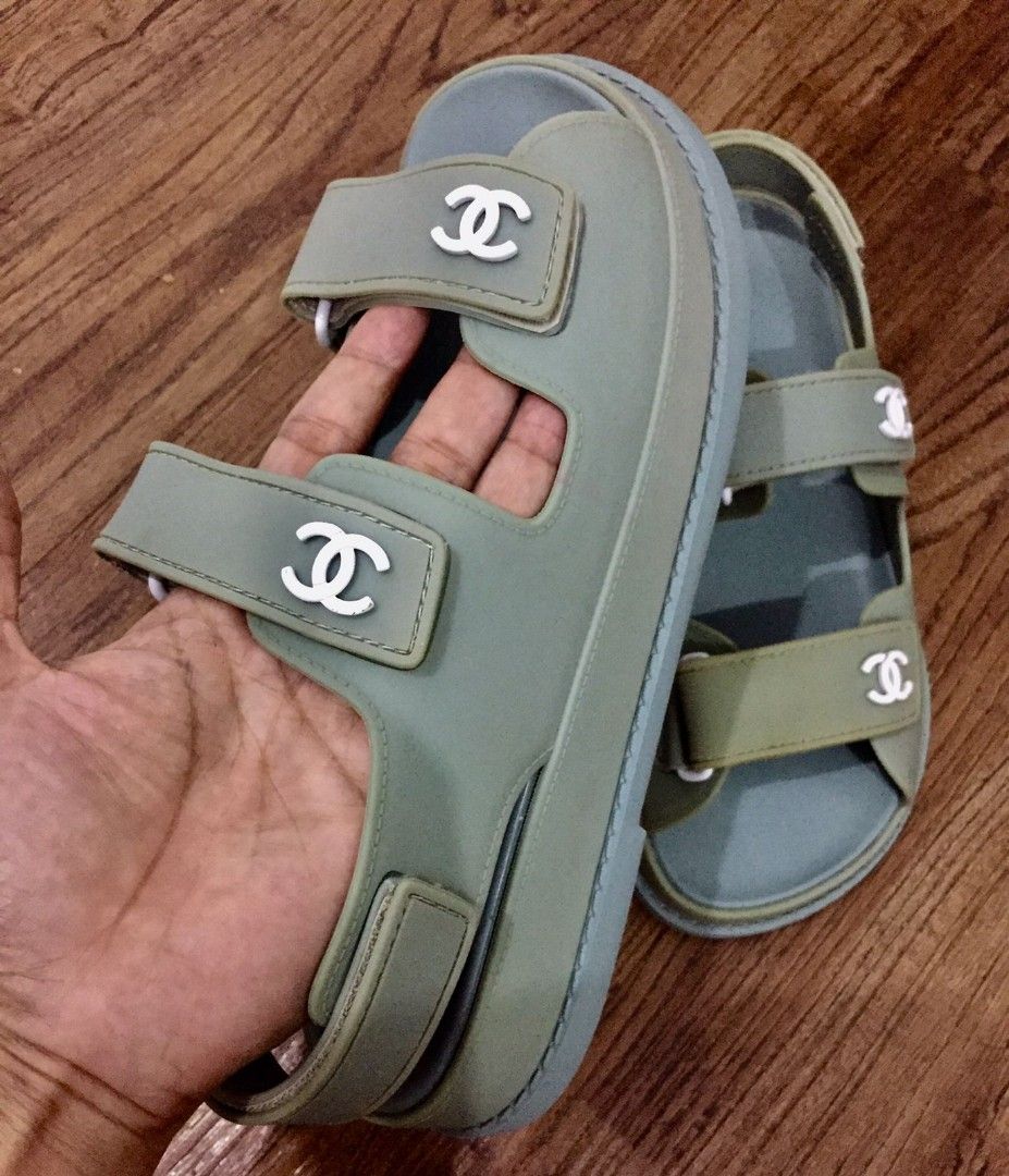 Chanel tpu hotsell beach sandals