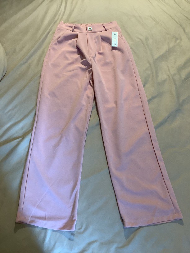 Chase Light Pink Office Pants Trousers, Women's Fashion, Bottoms, Jeans