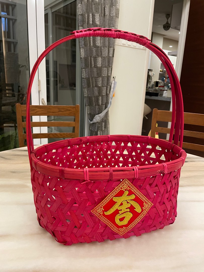 Chinese New Year Basket, Food & Drinks, Gift Baskets & Hampers on Carousell
