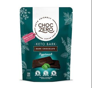 ChocZero Dark Chocolate Peppermint Keto Bark