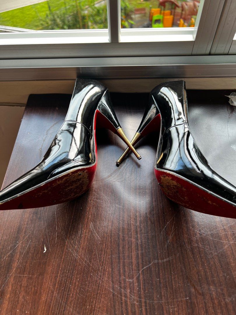 Christian louboutin sales black patent