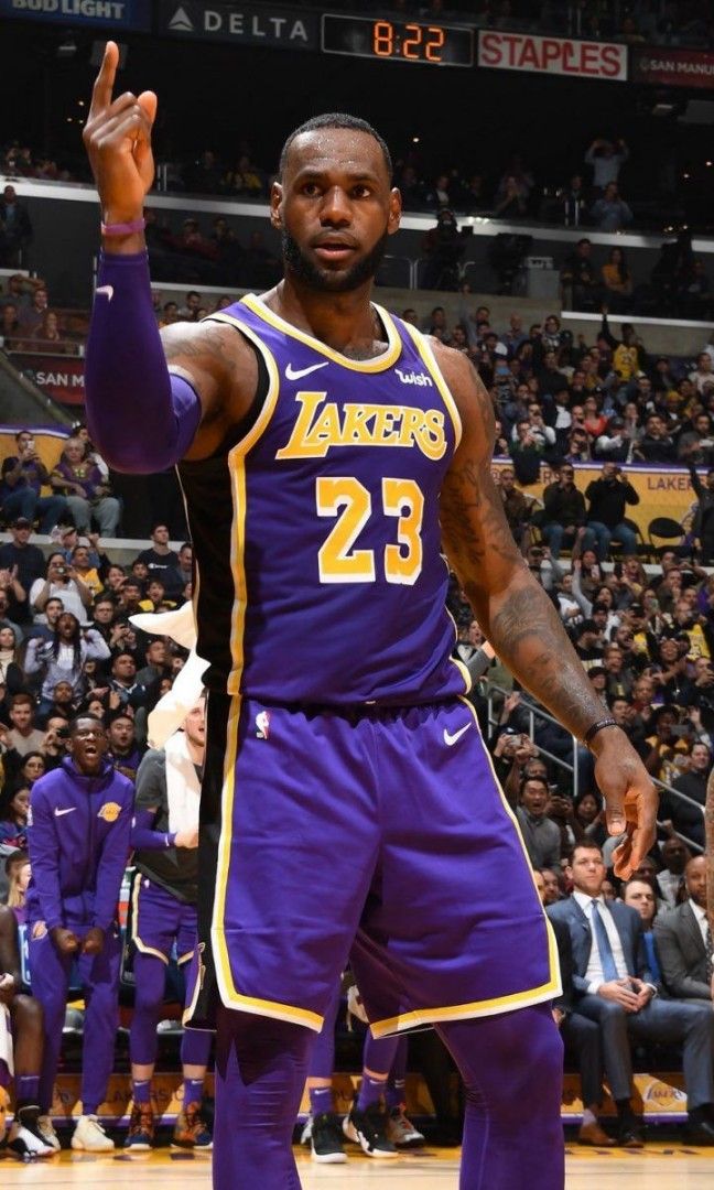 Nike - NBA Swingman Jersey LeBron James LA Lakers Statement