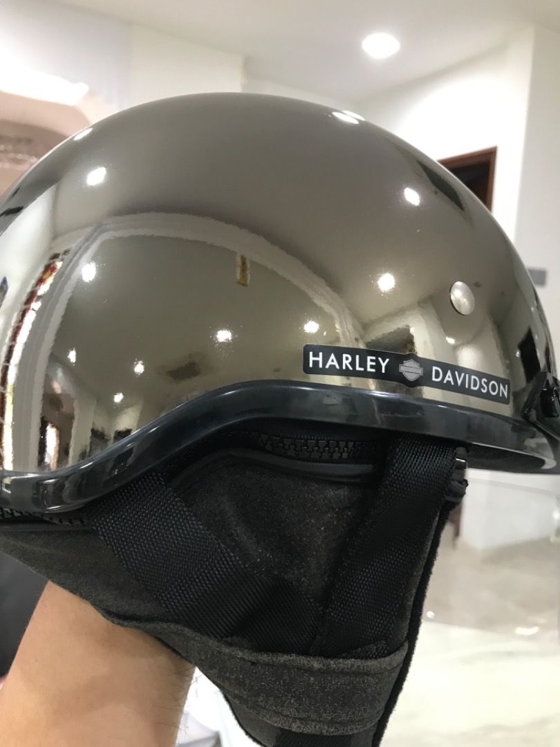 Chrome harley hotsell helmet
