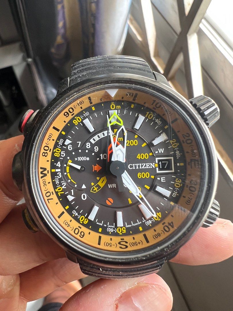 Citizen promaster sales altichron titanium