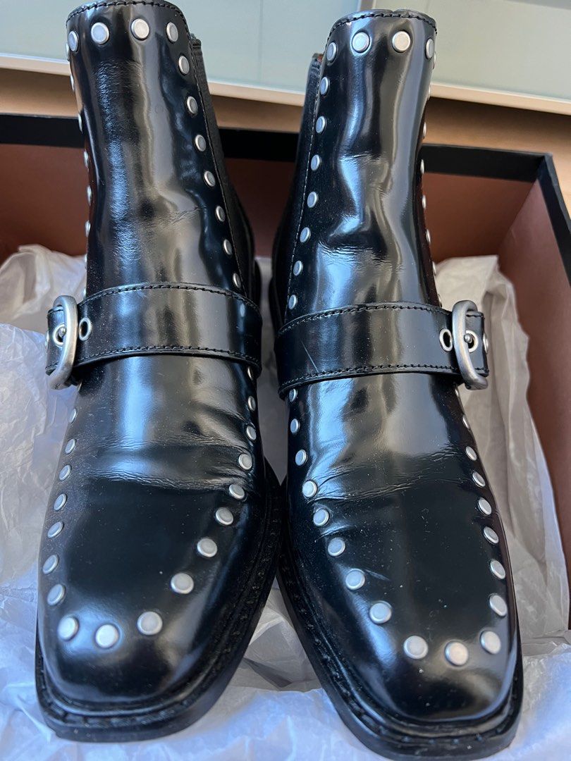 Coach nora chelsea cheap bootie with studs