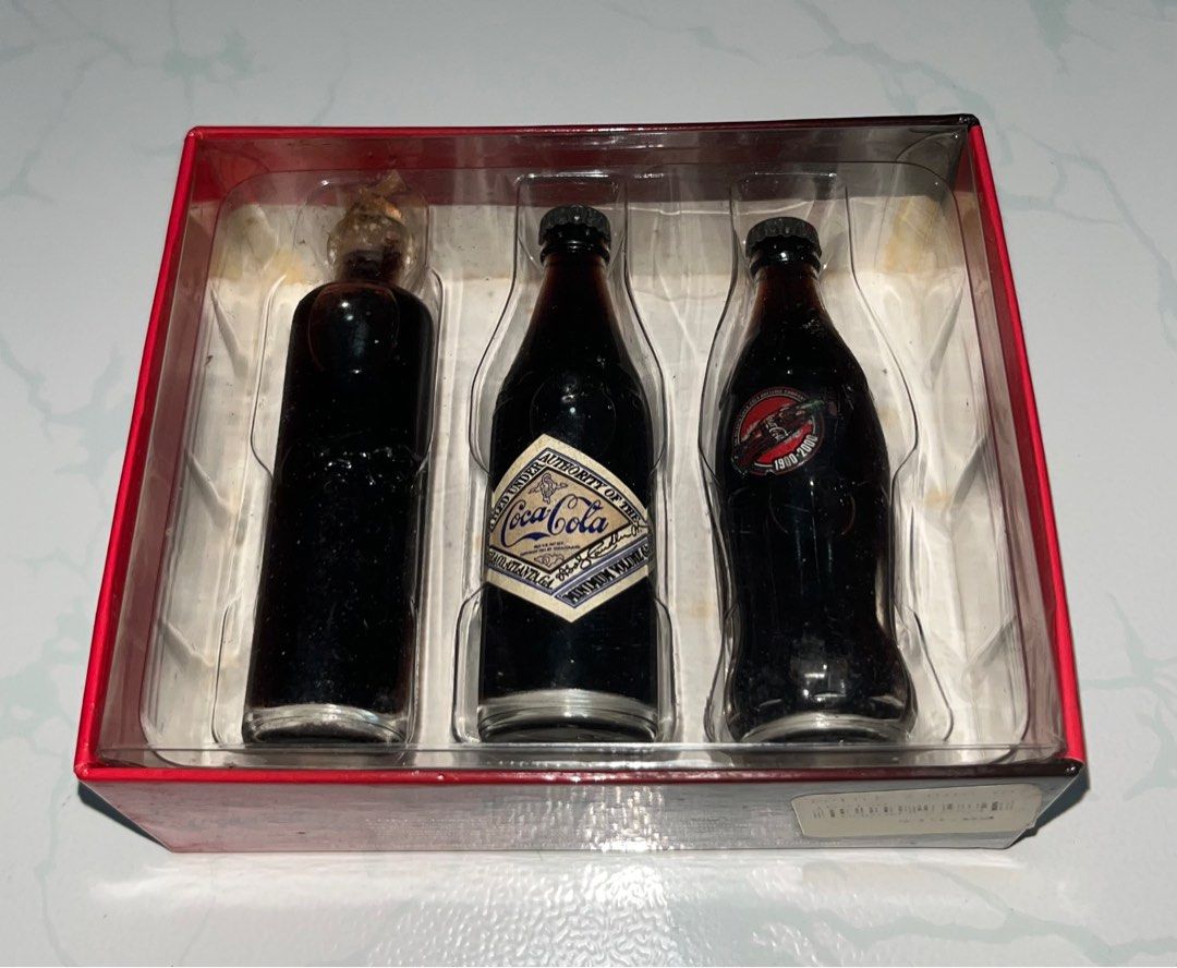 Coca Cola 100th Anniversary Collectors Miniature Bottles Set, Hobbies
