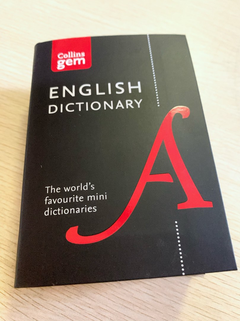 Collins Gem English Dictionary Mini version, Hobbies & Toys, Books