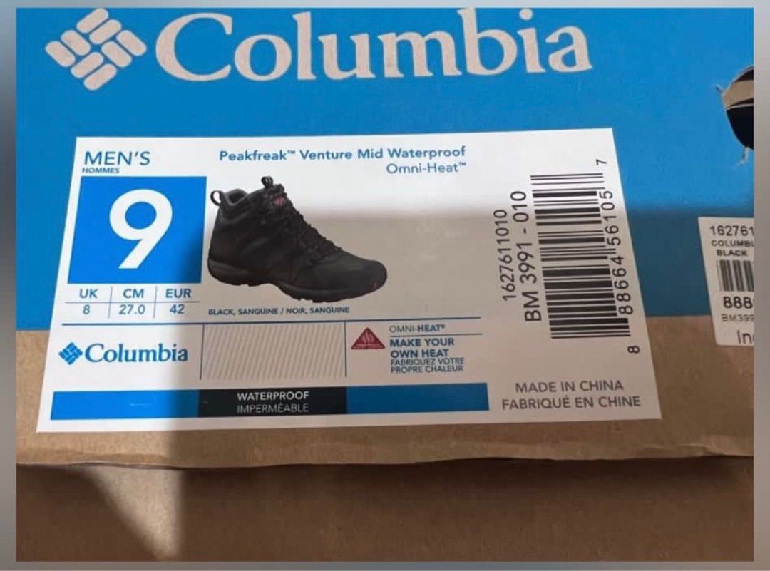 Columbia peakfreak venture online mid waterproof omniheat