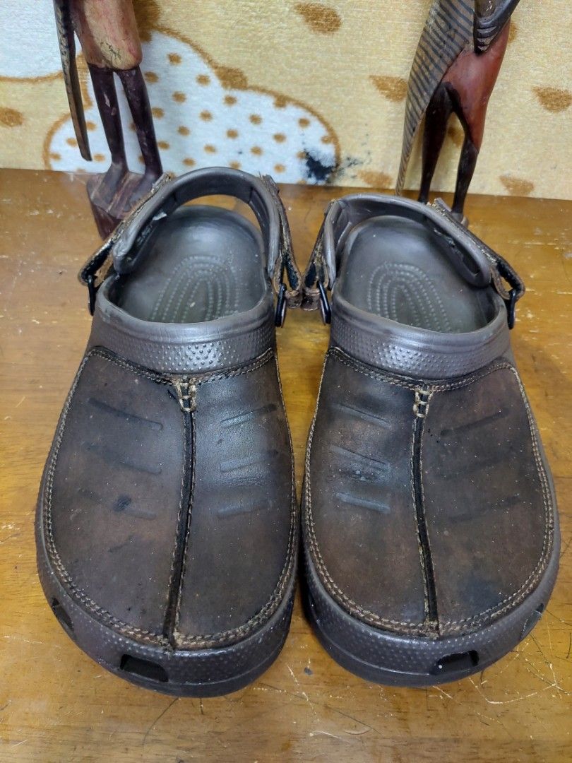 Crocs with leather online