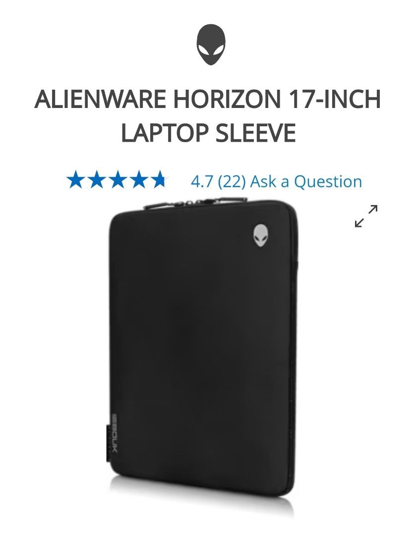 Alienware 17 top sleeve