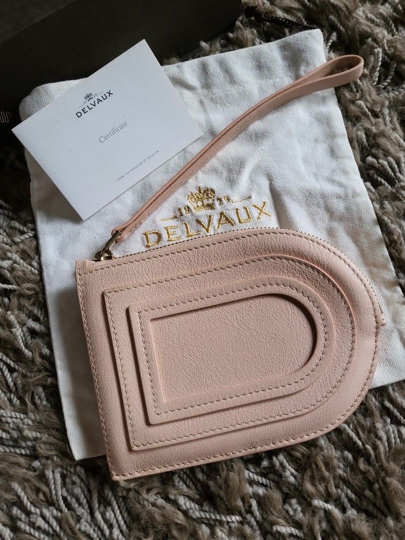 Delvaux D Pochette Nude Pink GHW Luxury Bags Wallets on Carousell