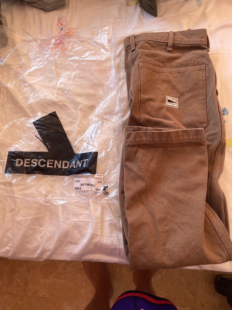 Descendant DIY painter trousers brown, 男裝, 褲＆半截裙, 長褲