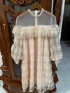 Dress tulle full payet
