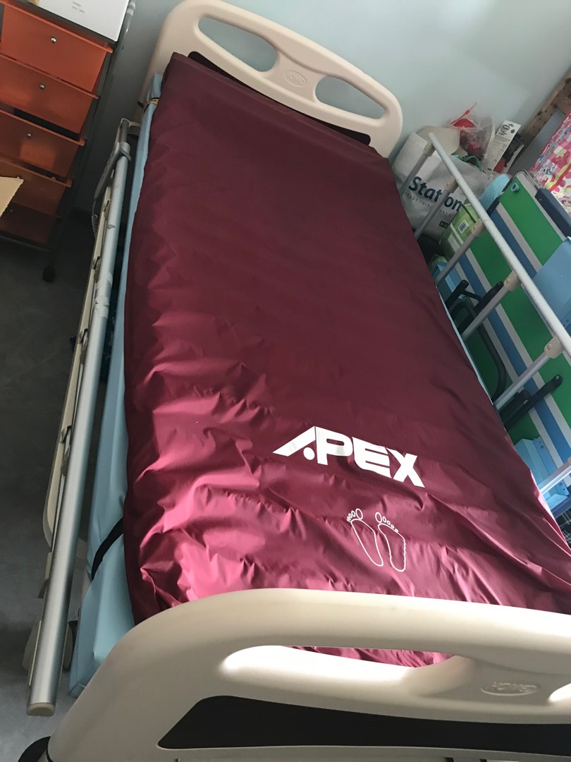 Electric Hospital Bed with Air Mattress, Furniture & Home Living
