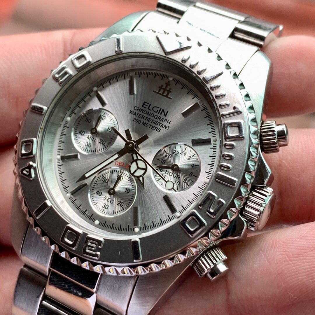 Elgin silver watch 2025