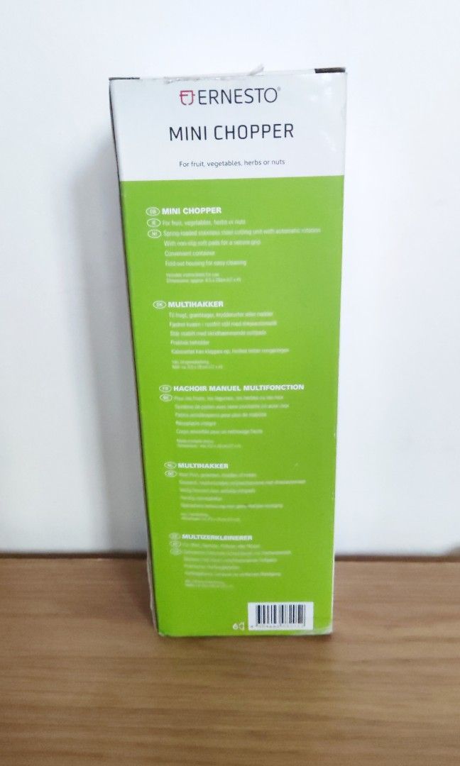Ernesto Mini Chopper, Furniture & Home Living, Kitchenware & Tableware