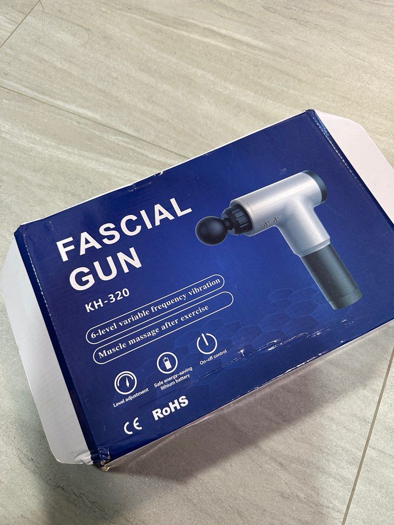 Fascial Gun KH-320, Health & Nutrition, Massage Devices on Carousell