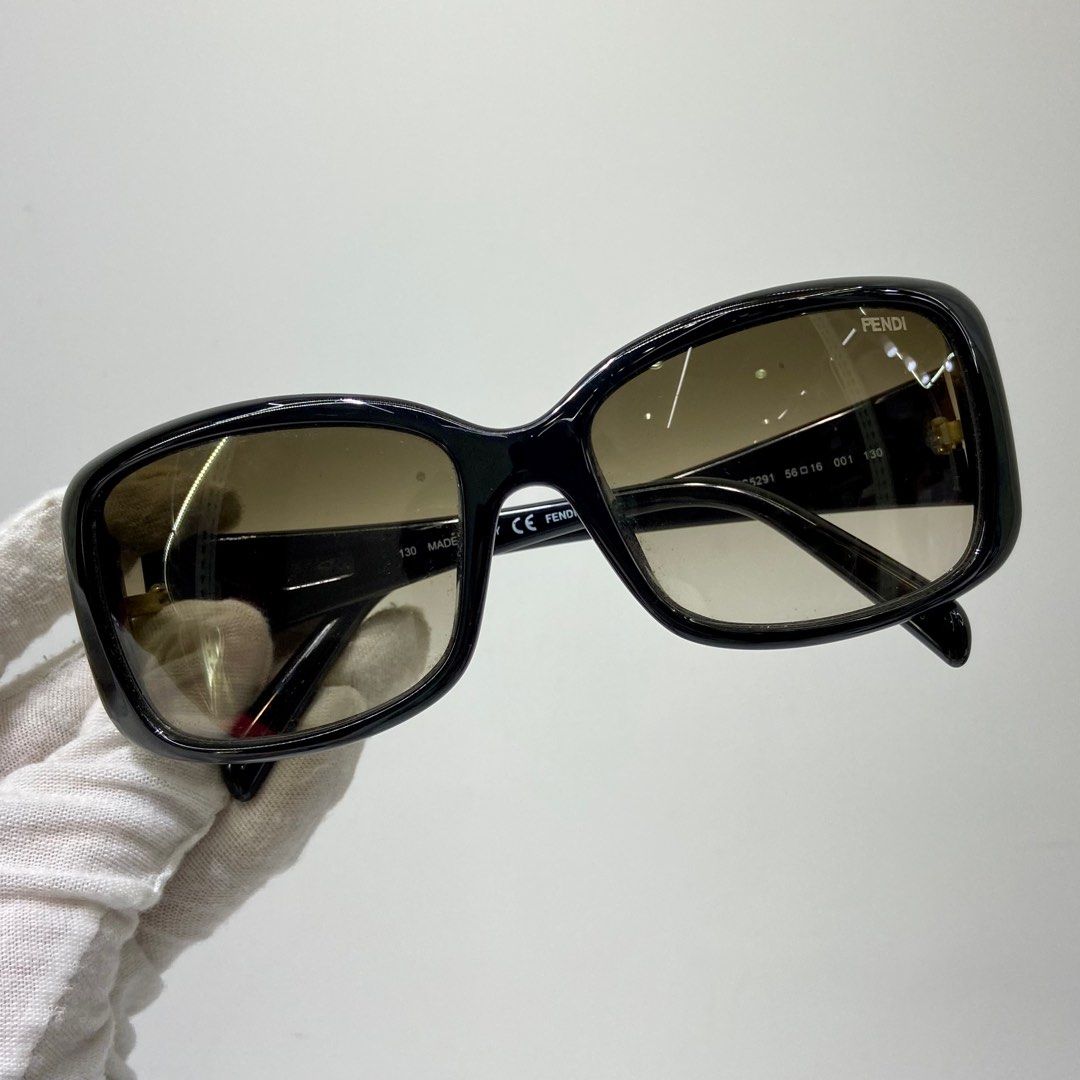 Fendi Sunglasses FS 5291 BLACK 001 FS5291 Fendi FS 5290 Sunglasses | FS 5290 | $227.81 main image 2