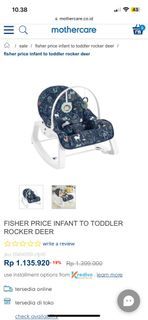 Fisher Price infant to toddler rocker deer NEW