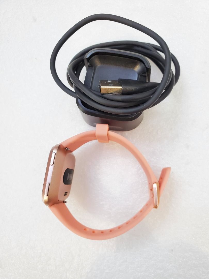 Fitbit peach online rose gold