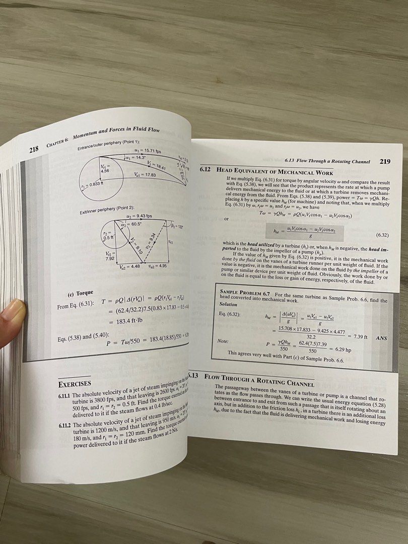 Fluid Mechanics With Engineering Applications