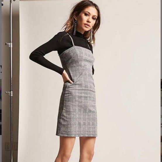 FOREVER 21 MOTEL GLEN PLAID DRESS Women s Fashion