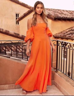 Forever New Cora Bardot Midi Dress