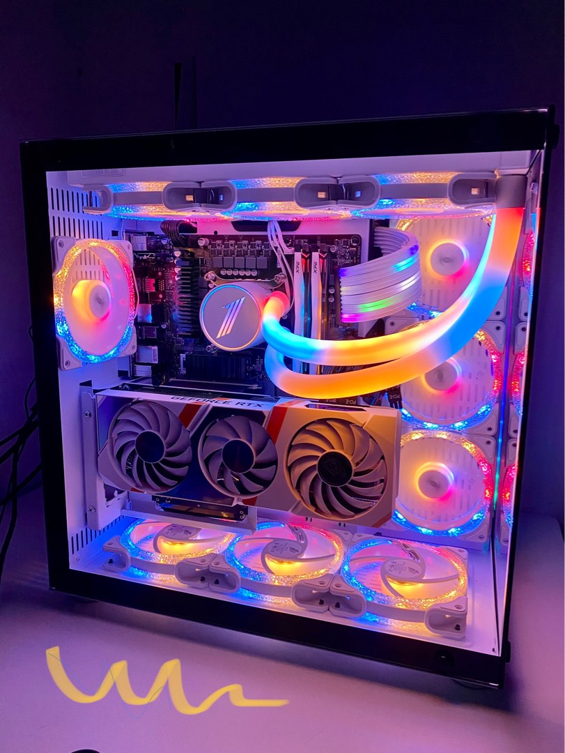 Gaming pc white, Computers & Tech, Desktops on Carousell