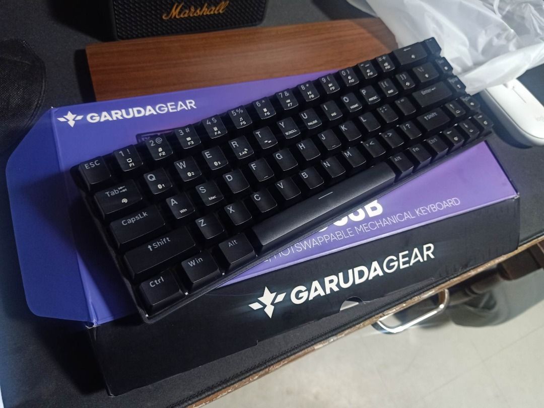 GARUDA GEAR GG68B (BLACK) TriMode Wireless, Hot Swappable, 65