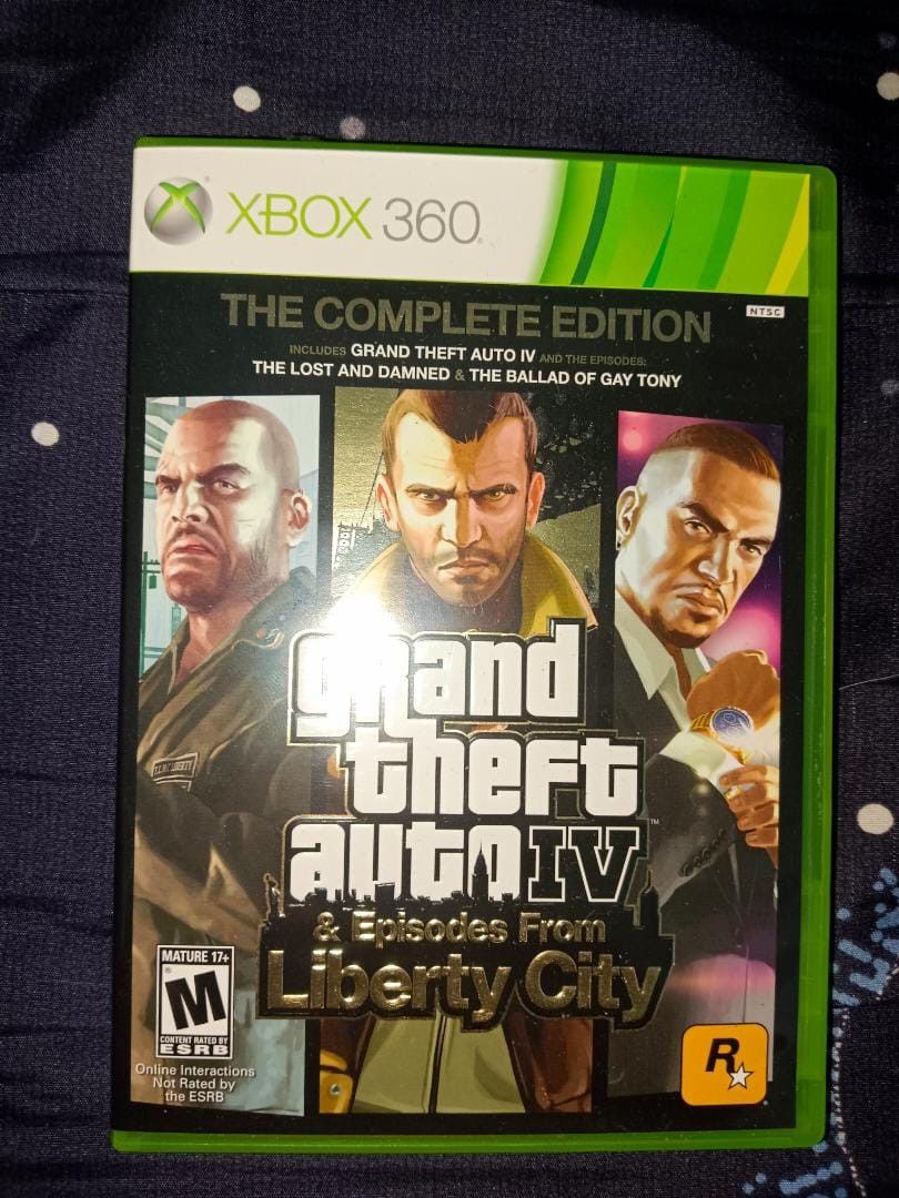 Grand Theft Auto 4 Complete Edition Xbox 360 NTSC NEW DISC, Video